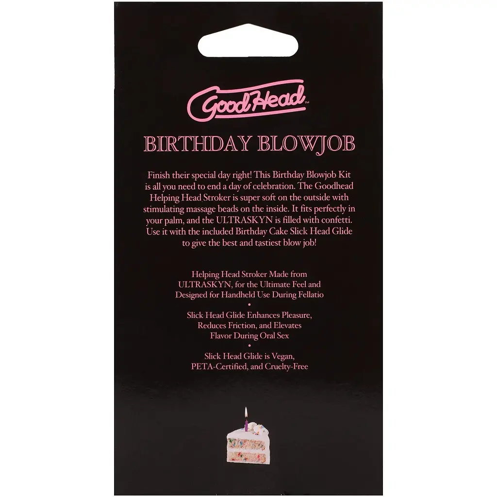 Набір Doc Johnson для мінету на день народження GoodHead Birthday Blowjob Kit - фото 11