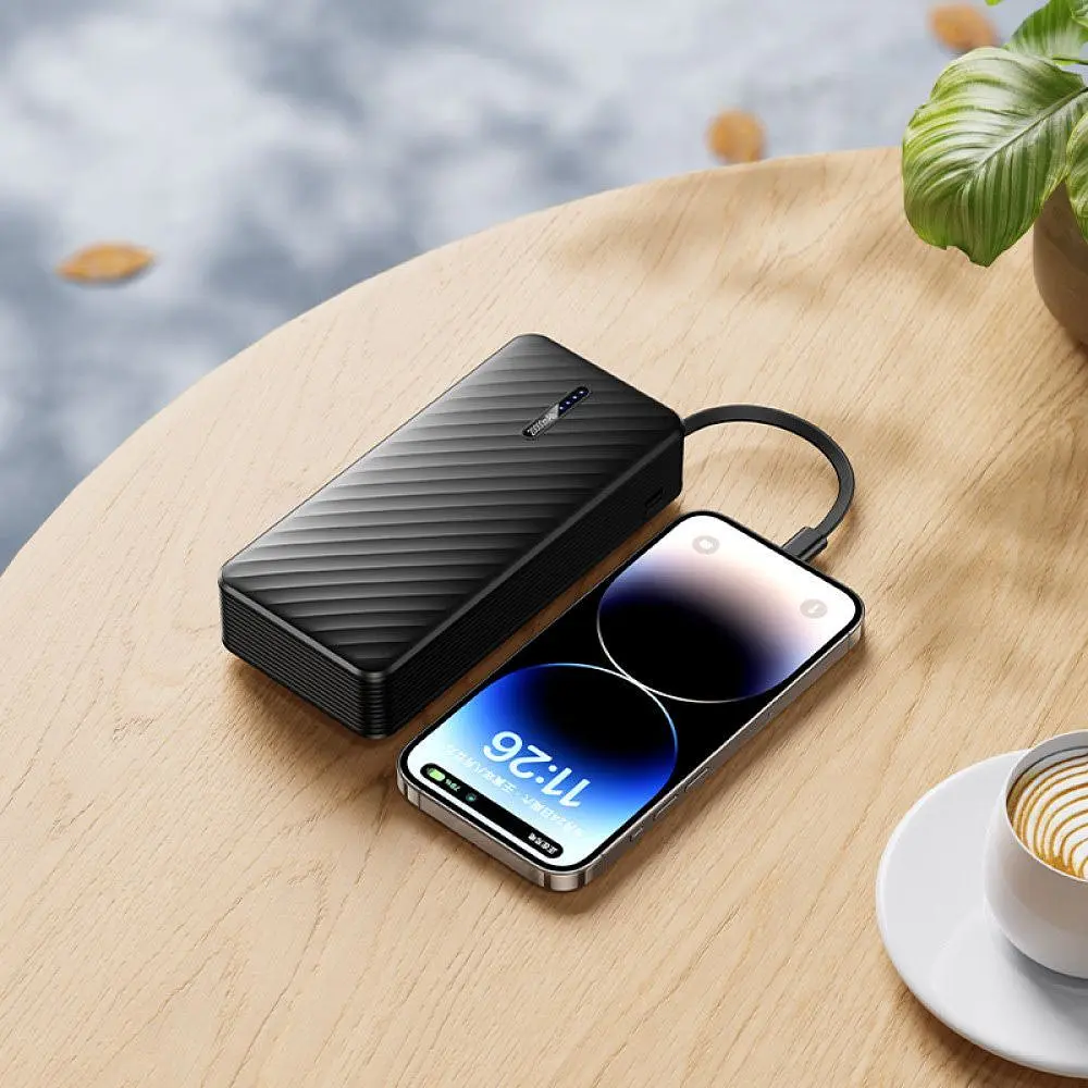 Зовнішній акумулятор Borofone BJ84A 20000mAh 22.5W Black [156653] - фото 7