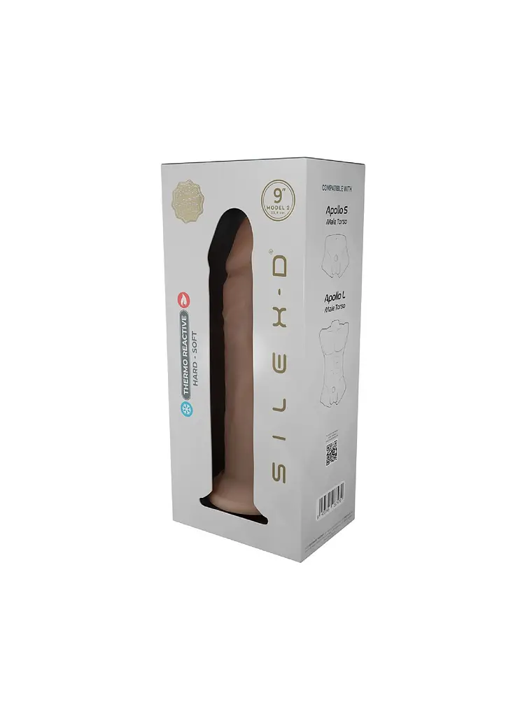 Фалоімітатор SilexD Oscar Flesh (MODEL 2 size 9in) Liquid Silicone підходить для Apollo SILEXD SX1702 101073 - фото 3