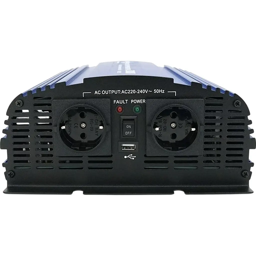 Автомобільний інвертор Tommatech MS-2000 12V/220V 2000W [167806] - фото 2