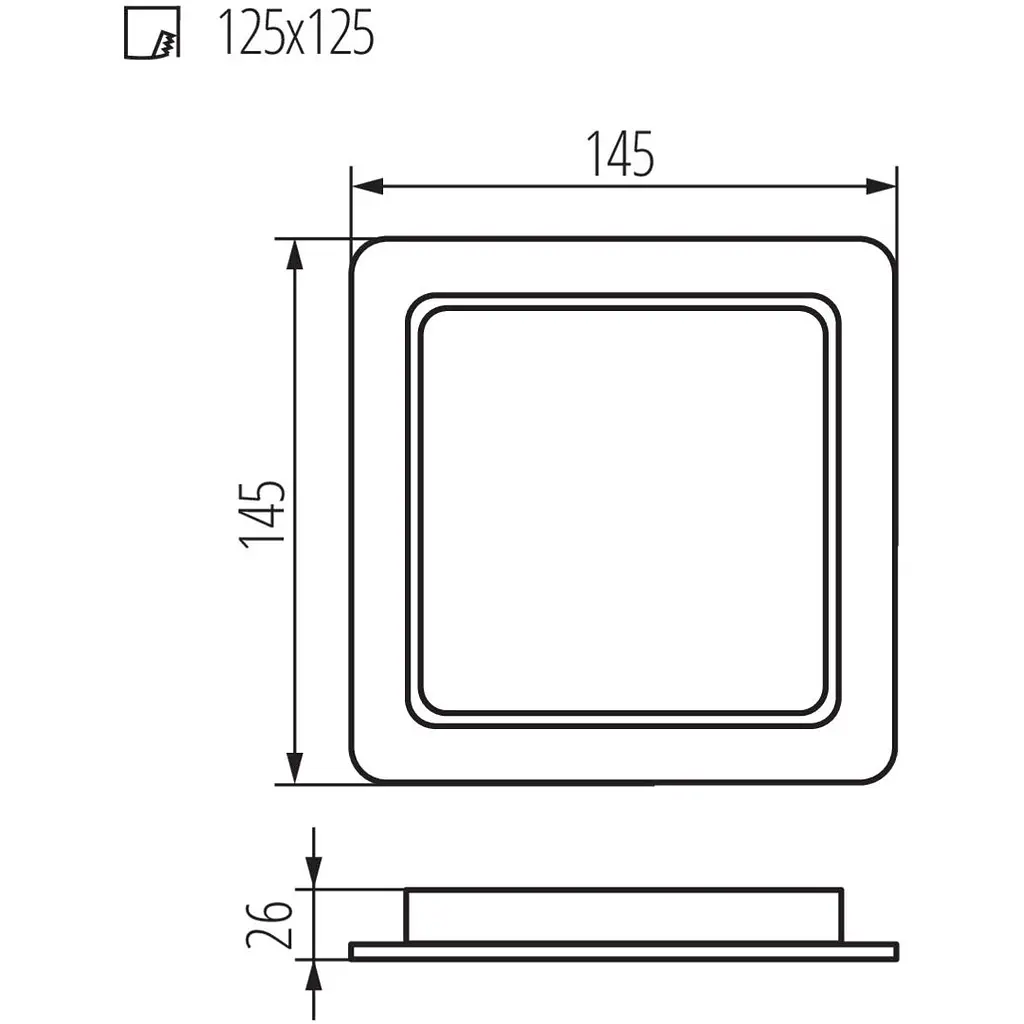 Світильник Kanlux Tavo LED DL 12W-NW down-light (36517) - фото 2