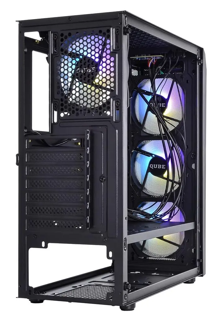 Корпус QUBE BOREY V2.0 ARGB Black (BOREY_F5NU3_V2.0) - фото 4