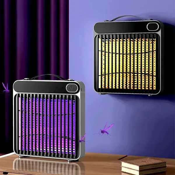 Електричний відлякувач комах Mosquito Killing Lamp BG-010 / УФ-лампа від комарів 360° USB / Настінний знищувач комах - фото 5