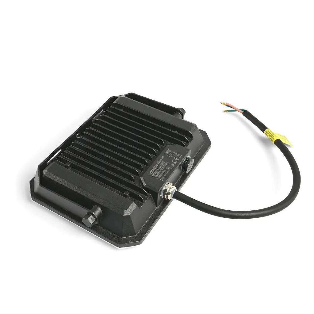 LED прожектор Videx F3, 50W 5000K 220V Black (VLE-F3-0505) (27715-000) - фото 4