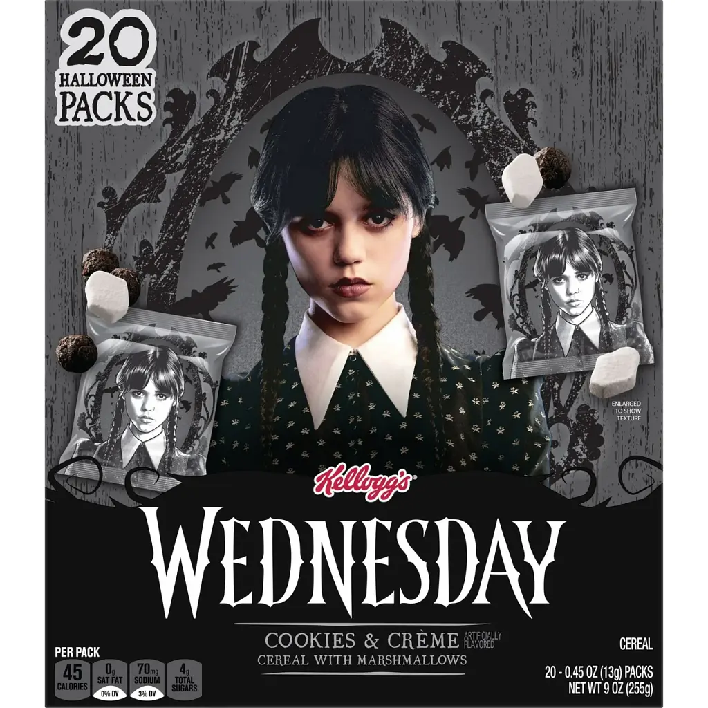 Сухий сніданок Kellogg's Wednesday Cereal Pouches зі смаком печива та крему з маршмеллоу 20шт 255 г - фото 2
