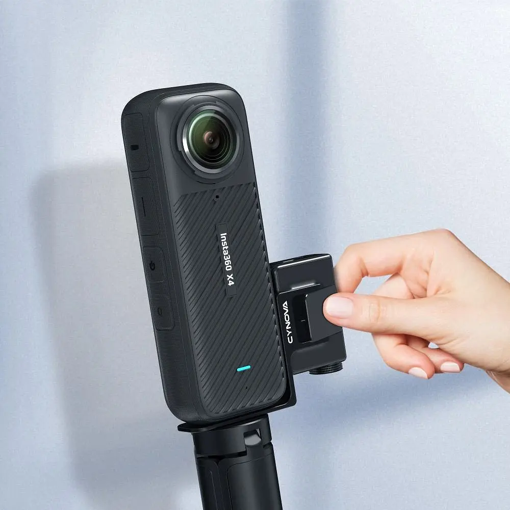 Кріплення Cynova C-X4-CS03 для приймача DJI Mic Mini на екшн-камери Insta360 X4/X3/X2 [142732] - фото 3