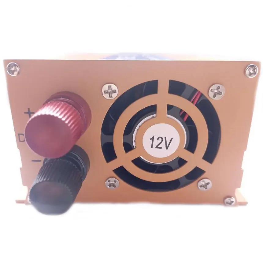 Инвертор напряжения Inverter Expert Tigee Power Inverter 021 чистая синусоида Yellow 1 розетка с 12V на 220V 2500W (11063) - фото 3