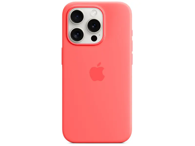 Чохол для смартфона Apple iPhone 15 Pro Silicone Case with MagSafe - Guava (MT1G3) - фото 3