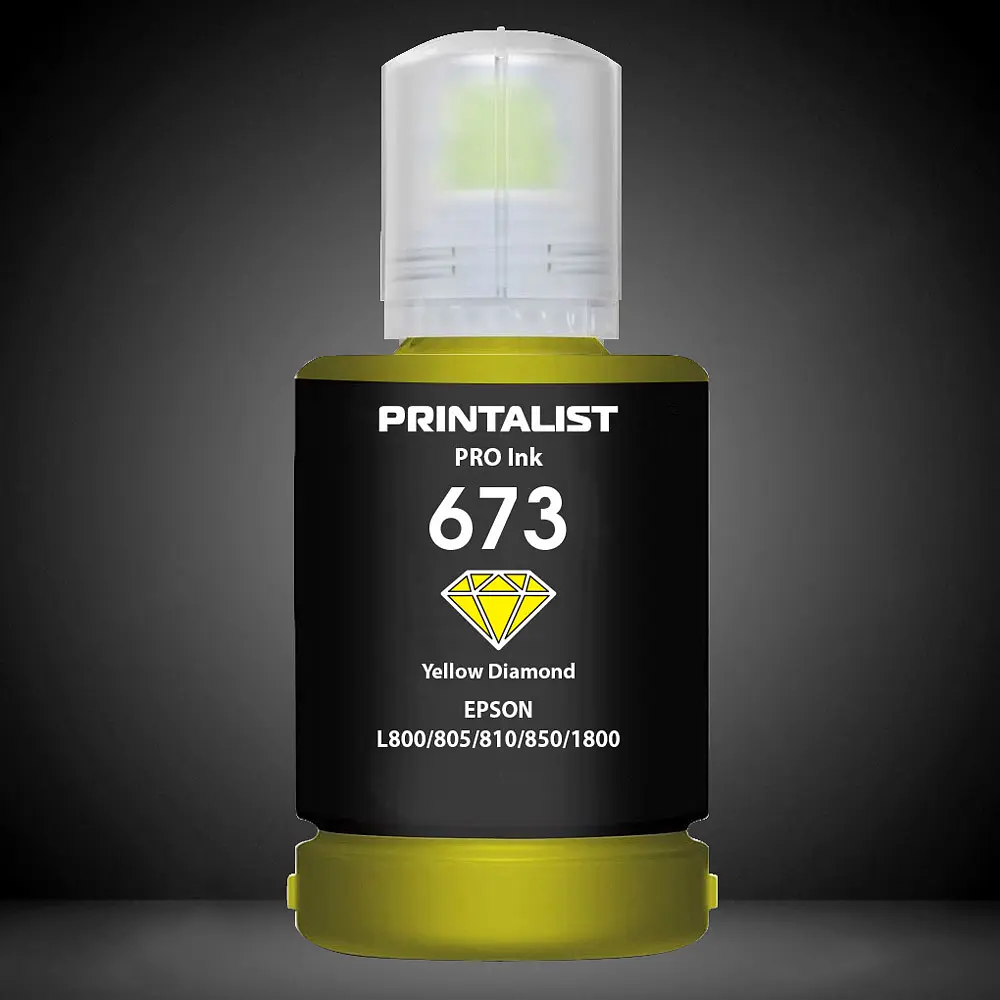 Чорнило PRINTALIST 673 для Epson L800 140г Yellow водорозчинне (PL673Y) - фото 6
