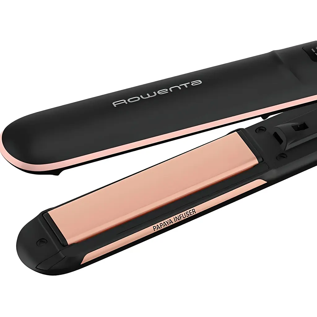Випрямляч для волосся Rowenta Express Shine Papaya чорний (SF4620F0) - фото 5