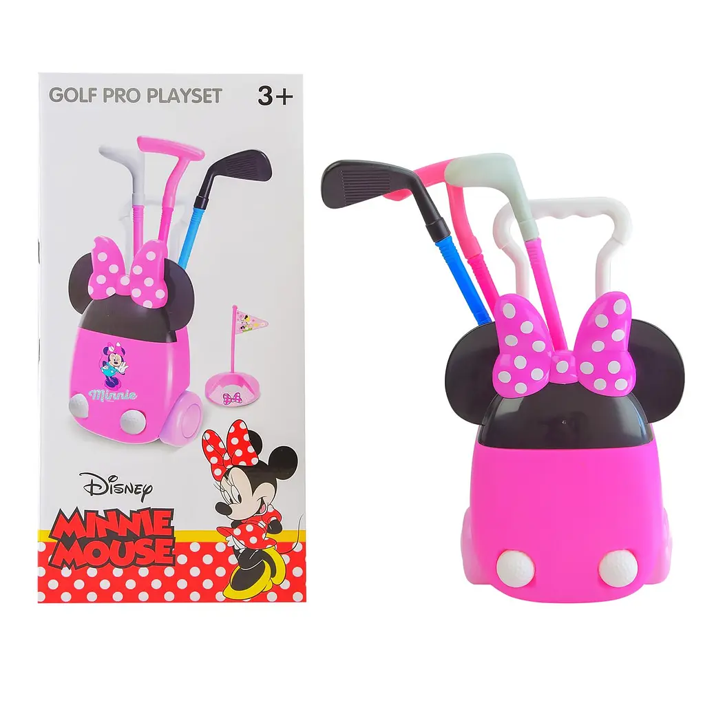 Ігровий набір для гольфу Disney Golf Pro Playset із сумкою Мінні Маус (EODS-G1802)