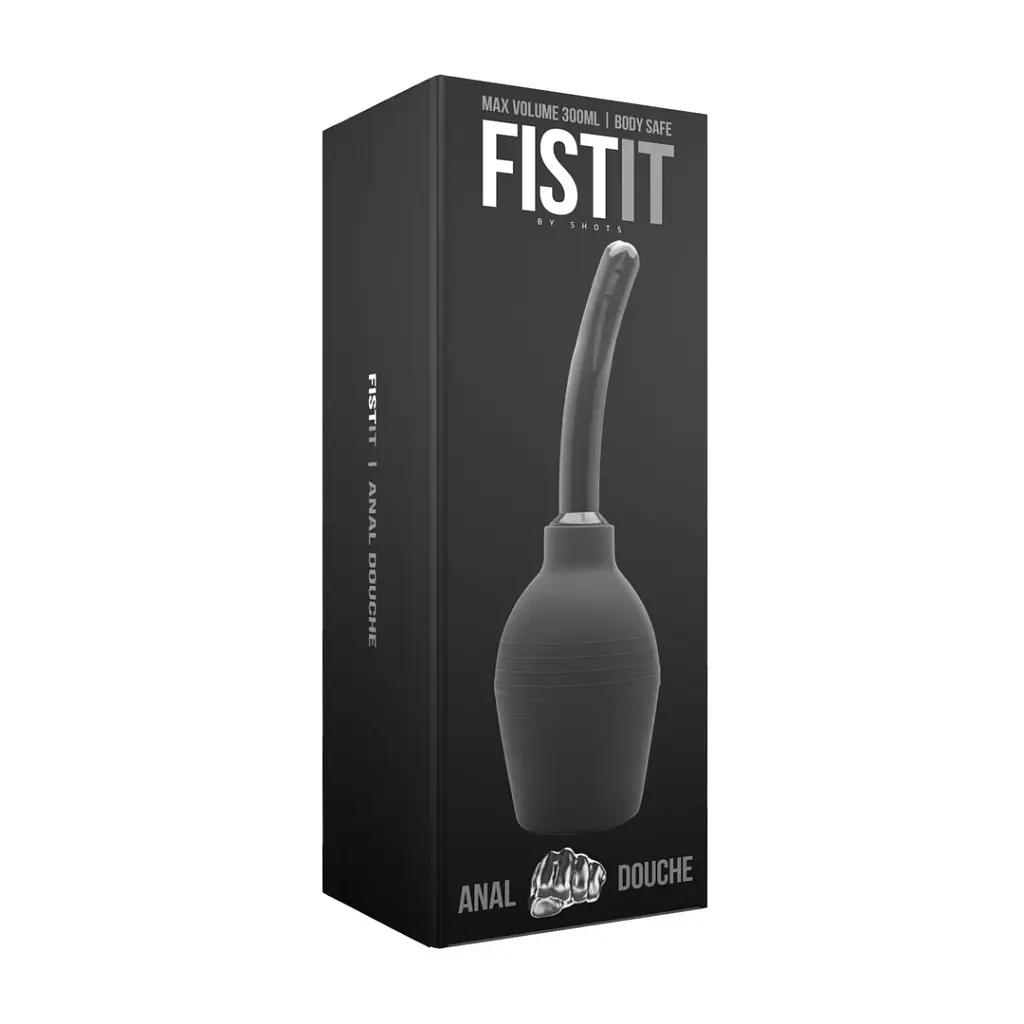 Анальний душ ShotsToys Fist It, 225 мл (чорний) - фото 2