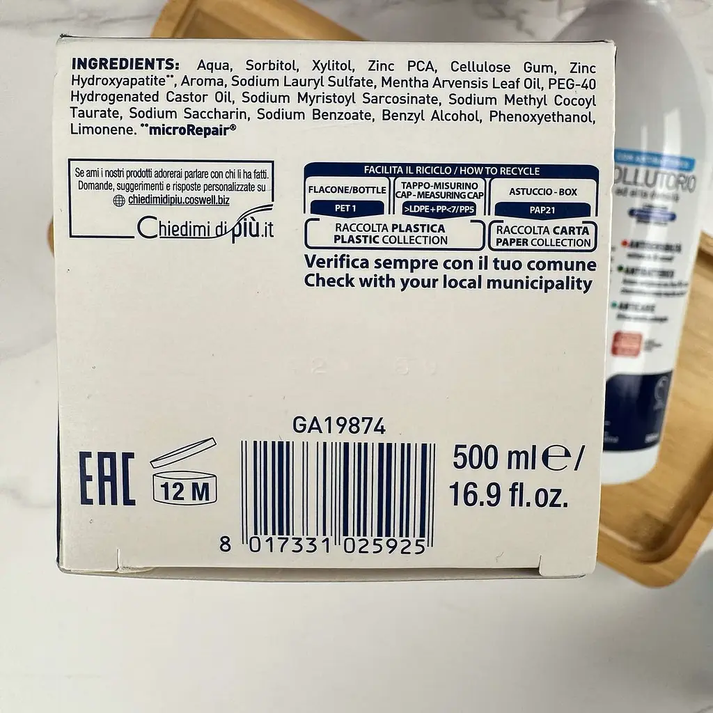 Ополіскувач для ротової порожнини Biorepair Plus Професійне відновлення та захист 40 мл - фото 2