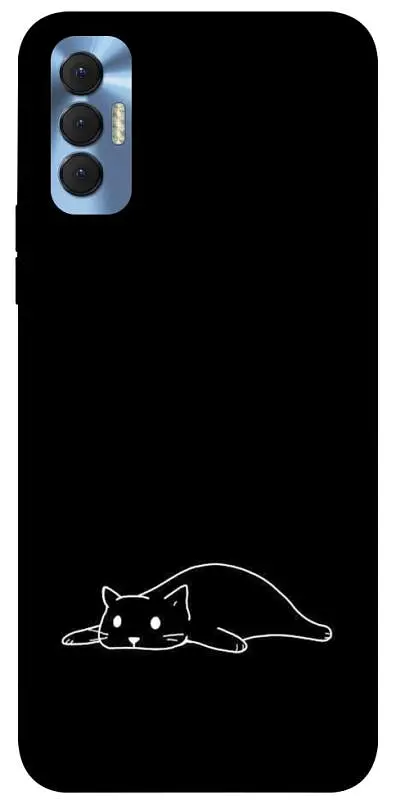 TPU чохол Demsky Lazy cat для TECNO Spark 8P