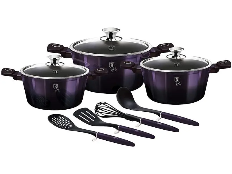 Набір посуду Berlinger Haus Purple Eclipse Collection (BH-7141)