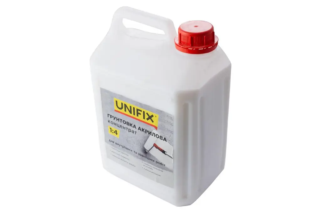 Грунтовка акрилова Unifix 5 кг x 1:4 - фото 2