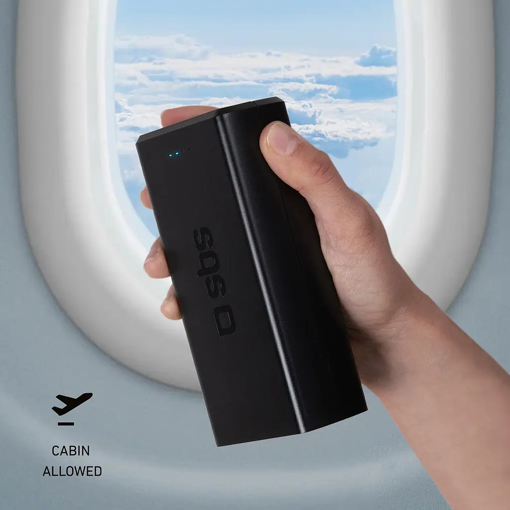 Універсальна мобільна батарея SBS 30000mAh 20W PD, QC, 2xUSB-A, 2xUSB-C Чорний - фото 3