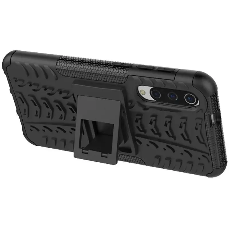 Чехол-накладка Toto Dazzle Kickstand 2 in 1 Case Xiaomi Mi 9 SE Black - фото 3