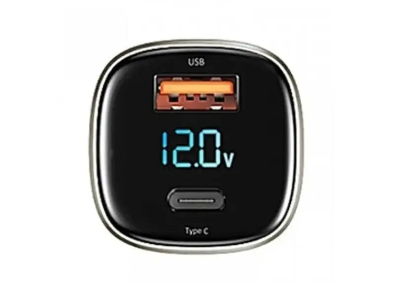 Автомобільний зарядний пристрій WiWU PC500 Series 72 W (2 Type-C) Black - фото 3