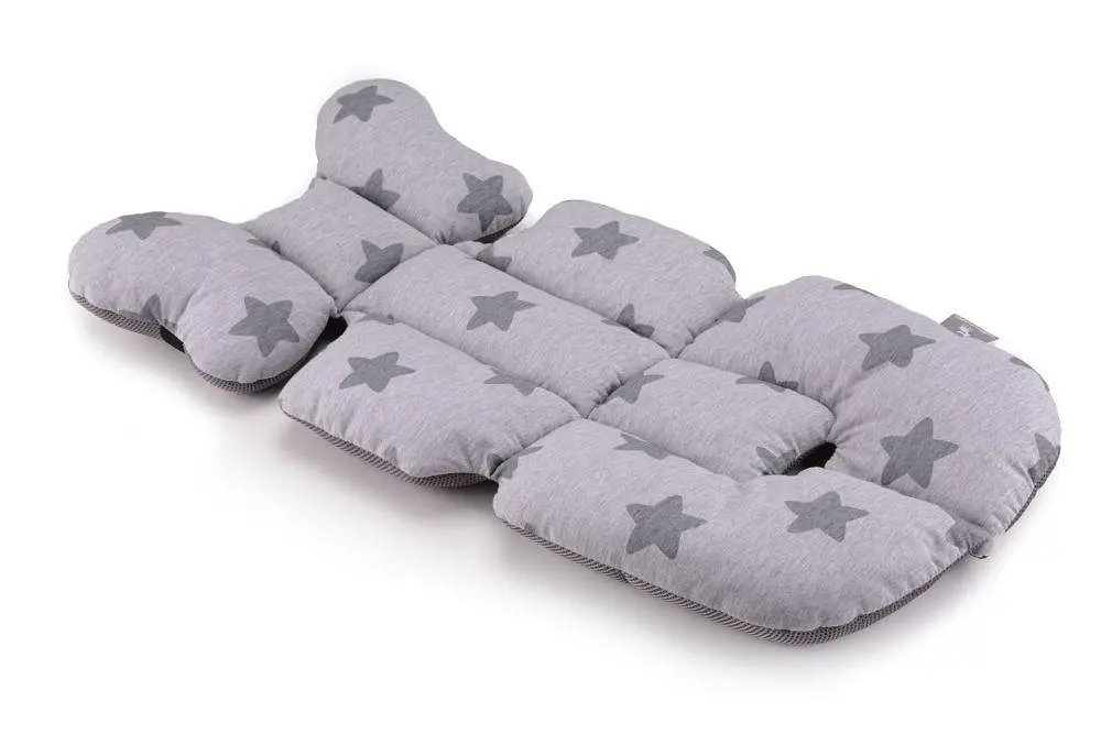 Матрас в коляску и автокресло Cottonmoose Air 828/28/99 gray star (серый (звезды)