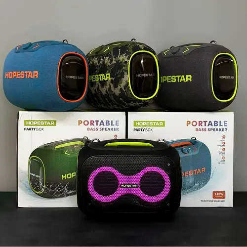 Колонка Bluetooth HOPESTAR PARTYBOX 120W чорний - фото 2