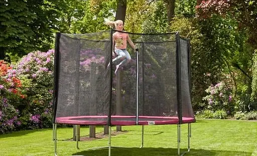 Батут Salta Combo Pink, круглий, 183 см, рожевий (581P) - фото 7