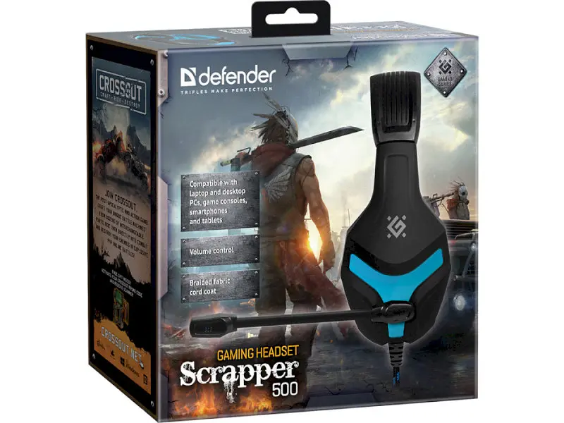Гарнітура Defender Scrapper 500 Black/Blue (64501) - фото 6