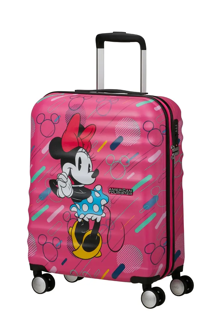 Чемодан 55 См American Tourister WAVEBREAKER DISNEY MINNIE FUTURE POP 55х40х20 31C*70017 - фото 4