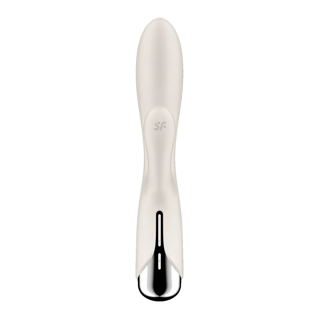 Вібратор-кролик з ротацією Satisfyer Spinning Rabbit 1 Beige, 3 мотори - фото 6