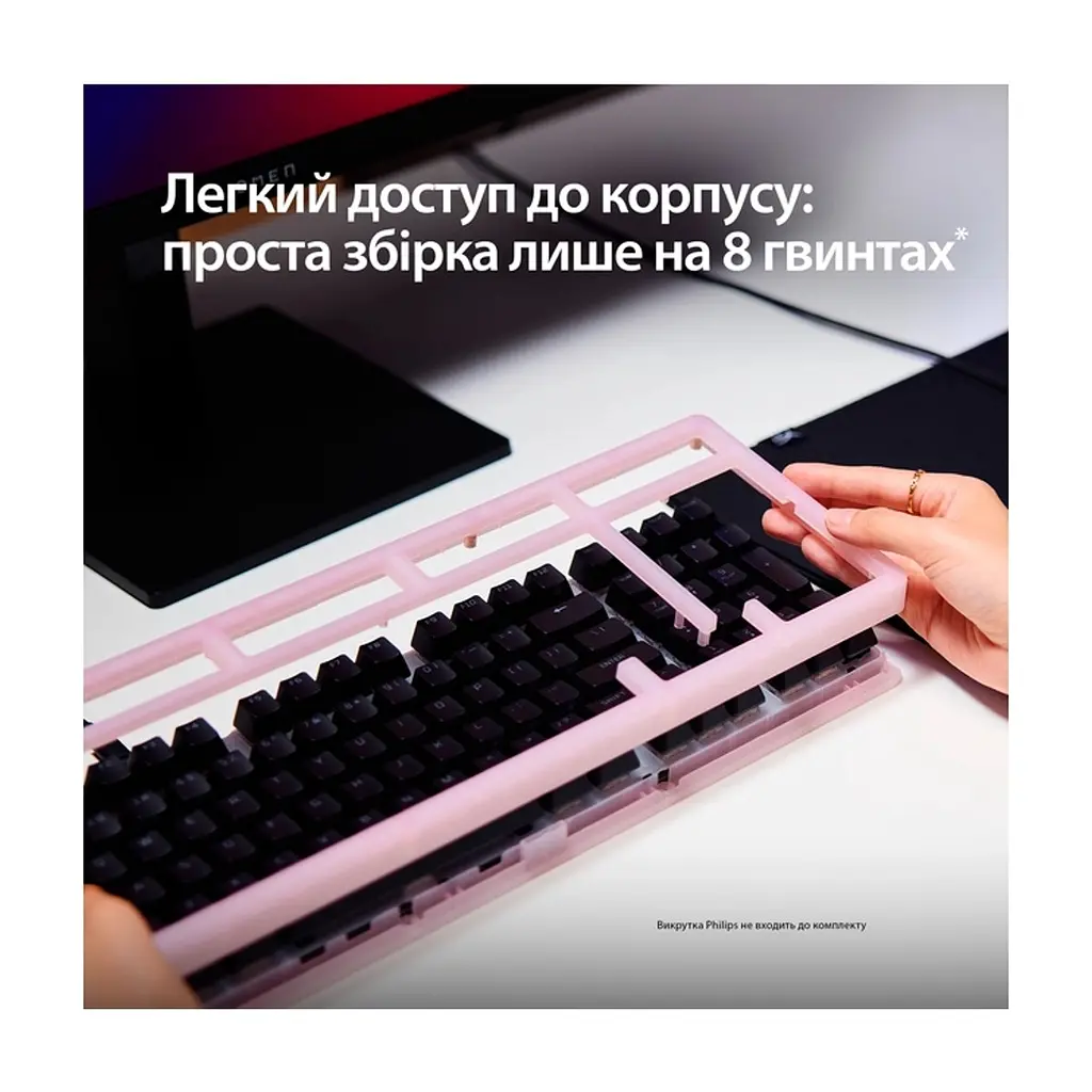 Клавіатура HyperX Origins 2 1800 HX Red USB UA Black (B4QS4AA) - фото 10