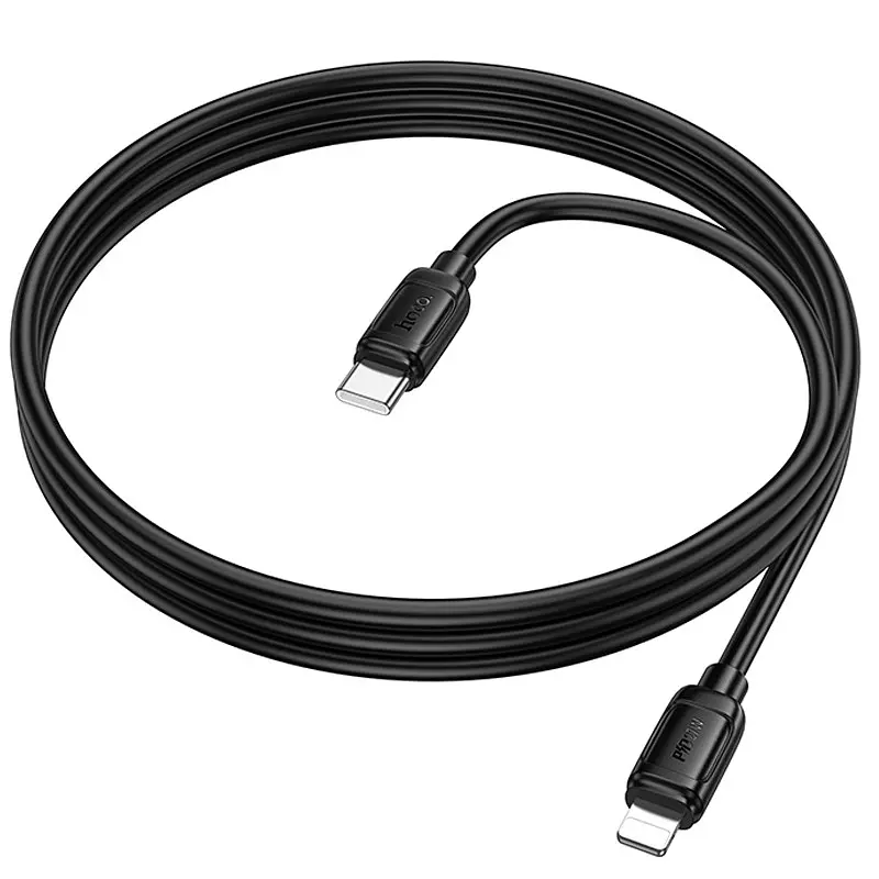 Дата кабель Hoco X115 Surpass Type-C to Lightning 27W (1m) Black - фото 4