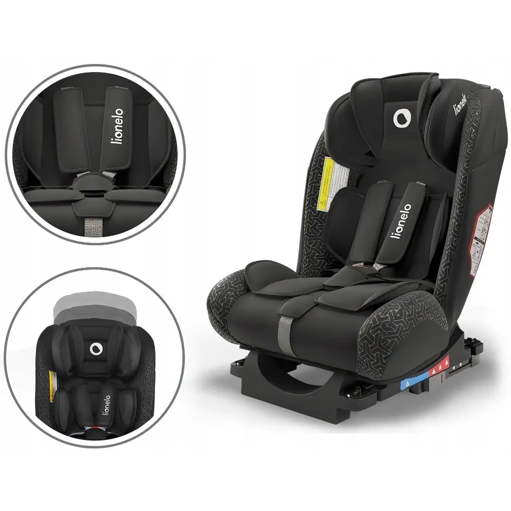 Автокресло Lionelo Sander Isofix 0-36 кг Black - фото 3