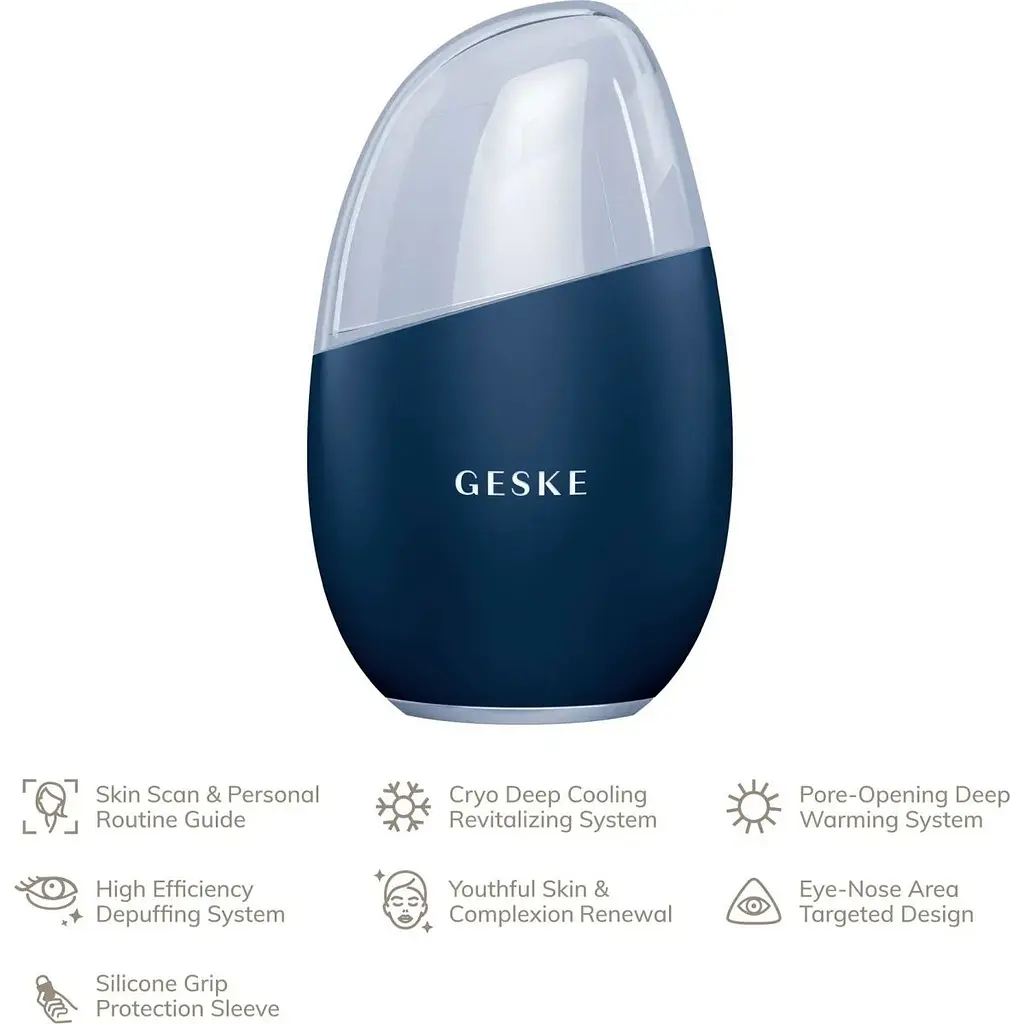 Масажер для обличчя GESKE Cool & Warm Eye and Face Massager 7в1 Midnight (HB0290) [176772] - фото 4