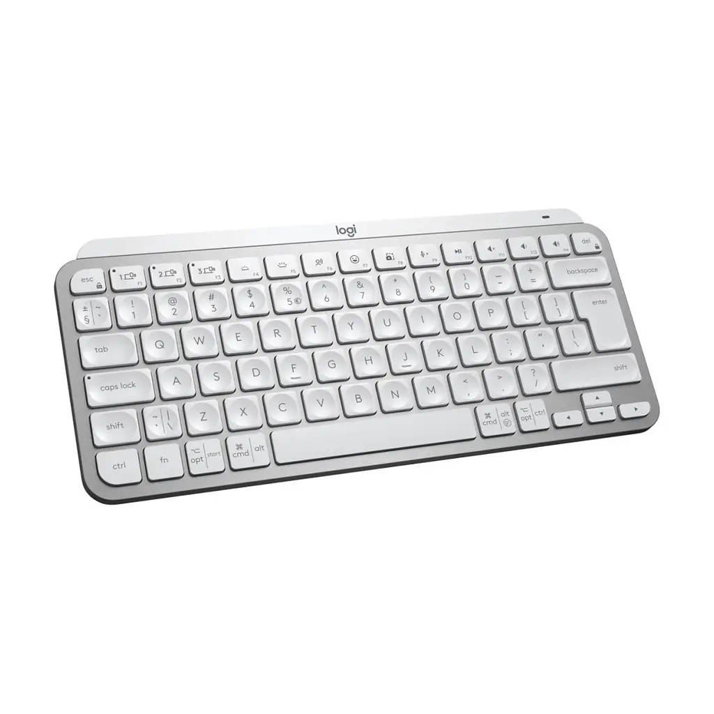Клавіатура Logitech MX Keys Mini For Mac Wireless Illuminated UA Pale Grey (920-010526) - фото 2