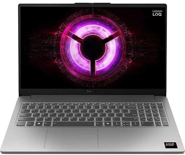 Ноутбук Lenovo LOQ 15ARP10E (15.6 FHD IPS, Ryzen 5 150, 16 GB, 512 SSD, RTX 3050 6 GB, DOS) Luna Grey (83S000ECRA)