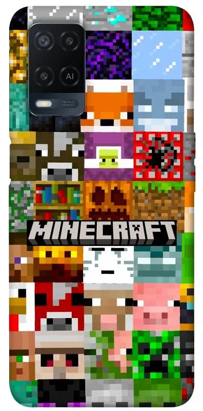 Чохол Demsky Minecraft collage для Oppo A16s / A16