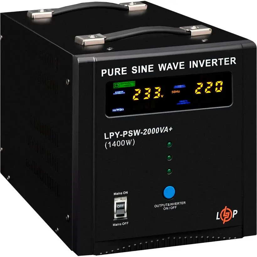 Джерело безперебійного живлення [ДБЖ] LogicPower LPY-PSW-2000VA+ 1400W [22873] [107307] - фото 3