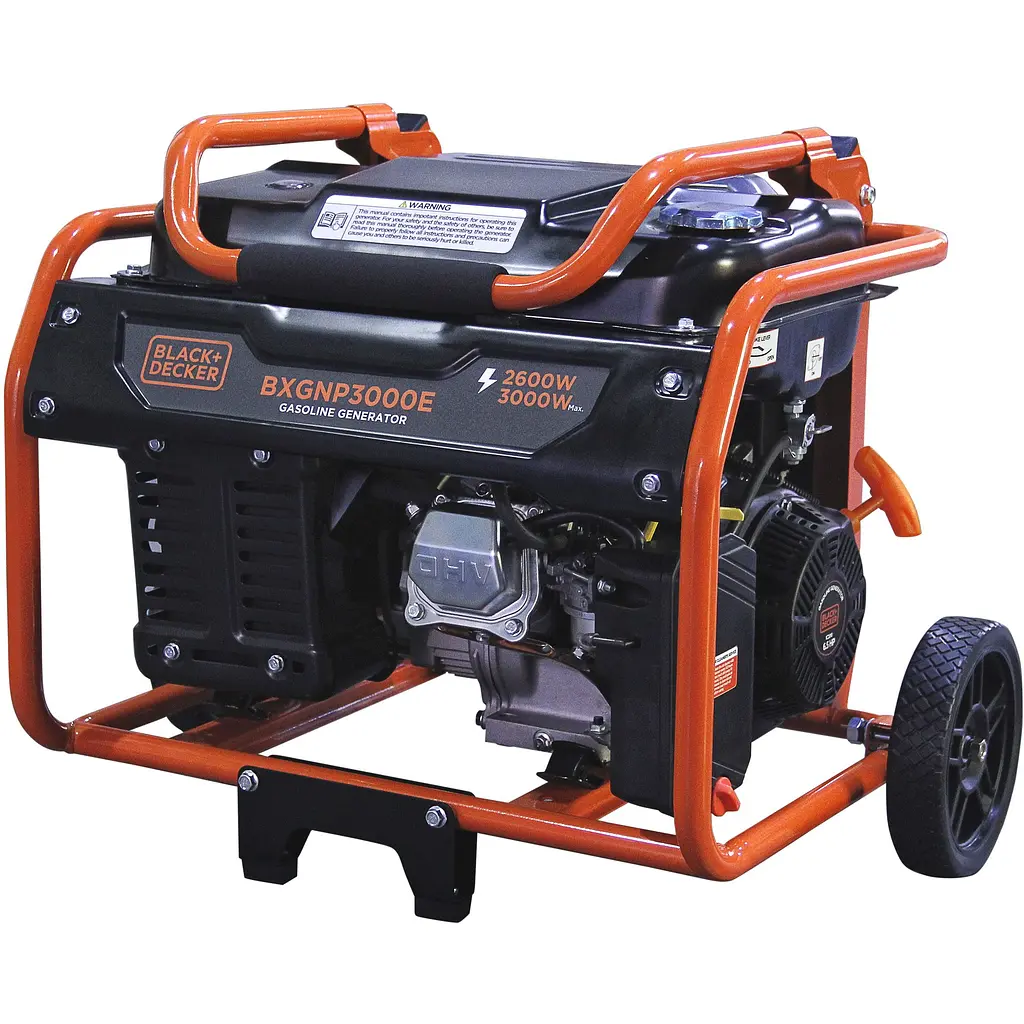 Генератор бензиновий Black+Decker BXGNP3000E 2600 3000 W (BXGNP3000E) - фото 2
