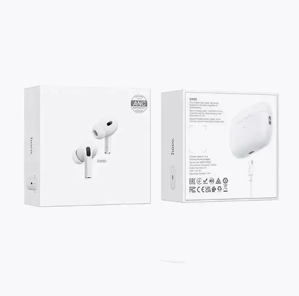 Навушники Bluetooth Hoco EW90 True wireless ANC noise reduction BT headset White - фото 2