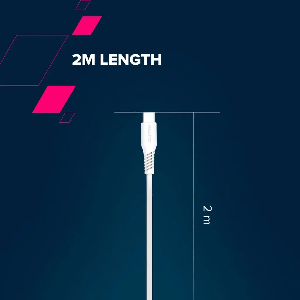 Дата кабель USB-C to USB-C 2.0m CC60SC 60W White Canyon (CNS-CC60SC20W) - фото 8