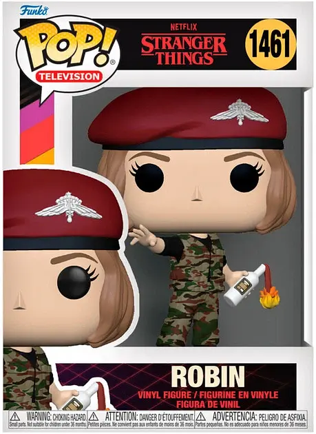 Фігурка Funko Pop! Stranger Things Robin 9 см Funko 1461 - фото 5