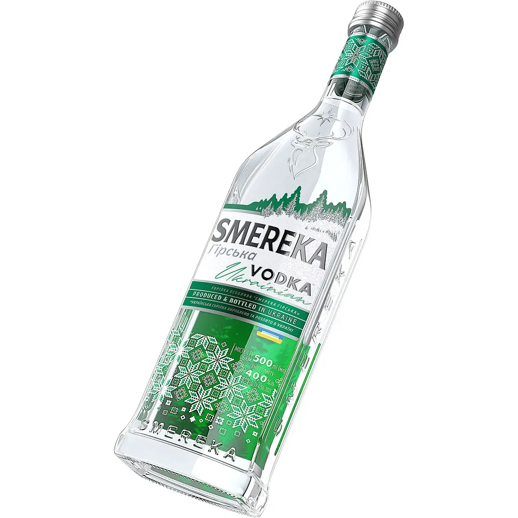 Горілка Smereka Гірська особлива, 40%, 0,5 л - фото 3