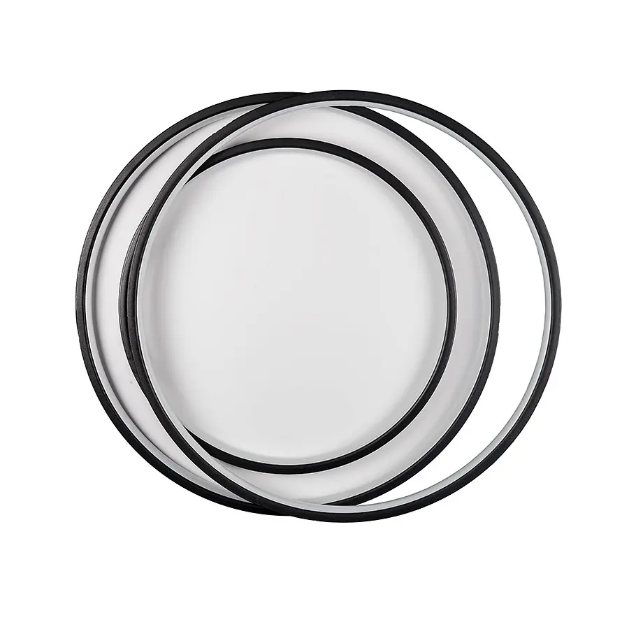 Люстра стельова LED Levistella 7871019, 76W, 3000-6000K, біло-чорна, сучасний стиль з пультом управління - фото 5