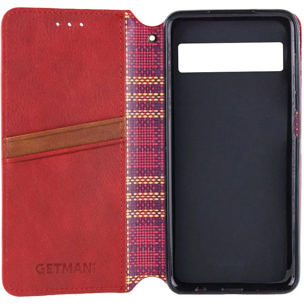 Чехол-книжка GETMAN Cubic Cover Case для Google Pixel 7 Pro Red [95306] - фото 3