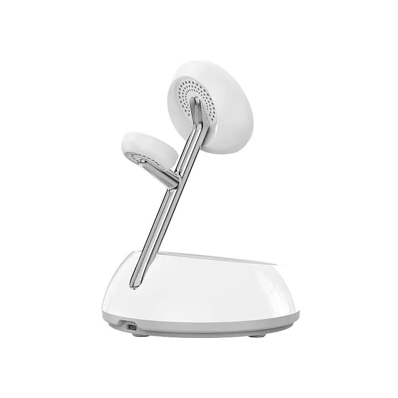 БЗП Wi-W036 Aurora 3 in 1 Wireless Charger White Wiwu teh0029901 - фото 3