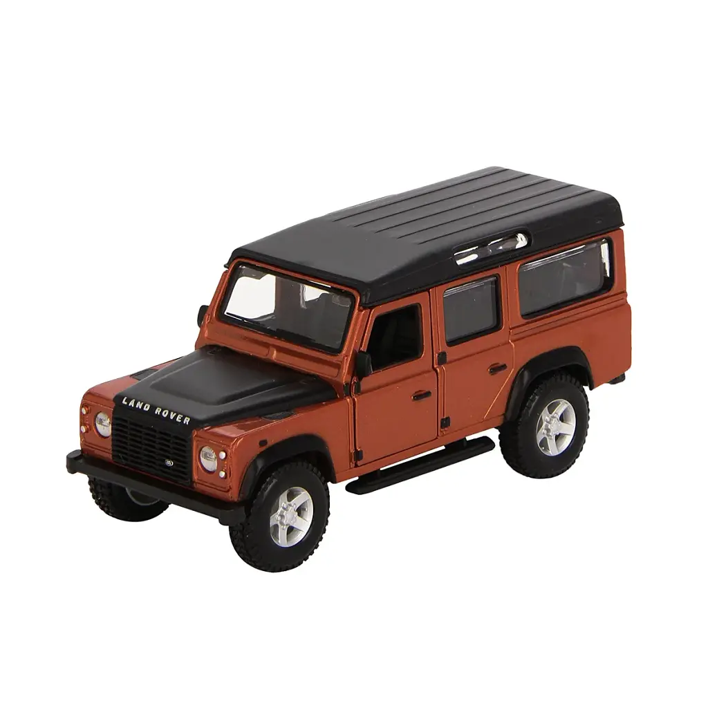 Автомодель - LAND ROVER DEFENDER 110 (асорті білий, помаранчевий металік 1:32) - фото 5
