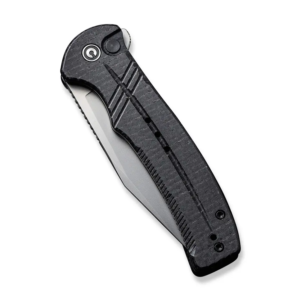Ніж складаний туристичний Civivi Cogent, (8.8 см) 14C28N/Micarta чорний - фото 6