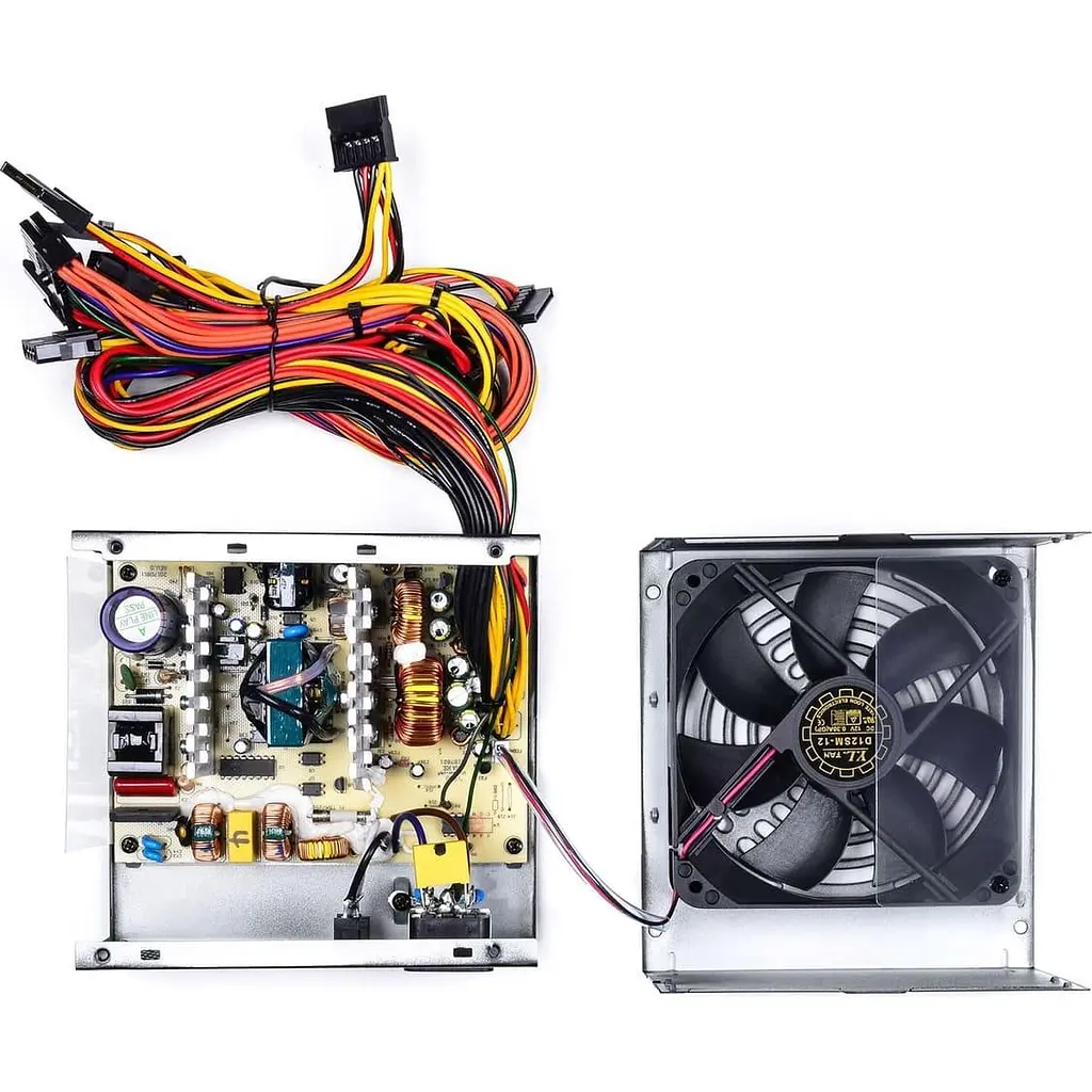 Блок питания QUBE 600W 80+ QBC-GPS600A12 Bulk (QBC-GPS600A12Bulk) - фото 7