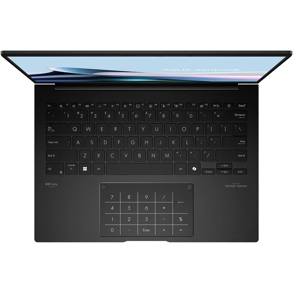 Ноутбук ASUS Zenbook 14 UM3406KA AI 7350 la 50GHz, 14'', 32GB LPDDR5X, 1TB, Windows 11 Pro, Jade - фото 3