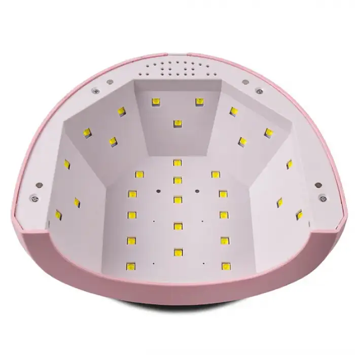УФ лампа для нігтів Sun 1 CCFL LED 48W сушарка сенсор гель лак Рожева - фото 2